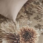 Protea Sand flowered duvet cover 