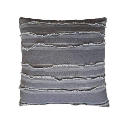 Relax grey european pillow sham
