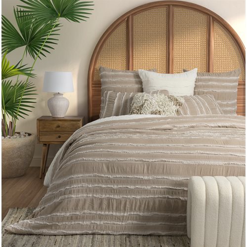 Relax taupe duvet cover 