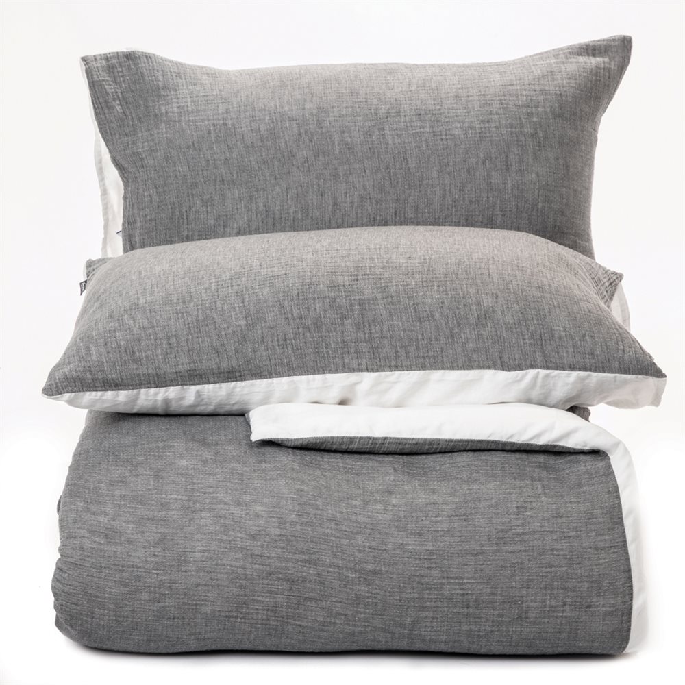 Housse de couette grise Home 88