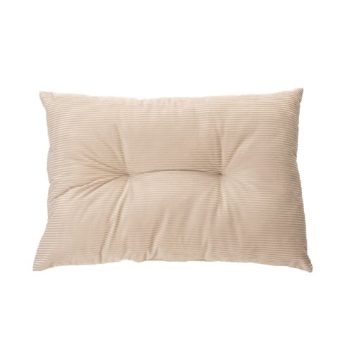 Corduroy natural oblong decorative pillow