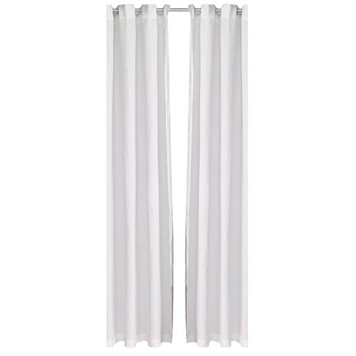 Linen Stone Wash white curtain 
